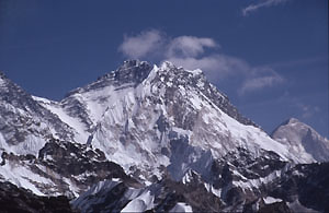 Gokyo 22   nuptse from Fifth lakeP 0300