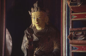 Pangboche 18  Gompa figurP 0300