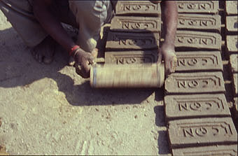 Ziegelherstellung in Nepal