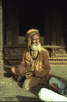 G�nter Gl�ckler 1978 N79 Kathmandu Sadhu s340
