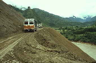 K 70 1991 KAPOK 07 Erdrutsch  x 0340 Nepal