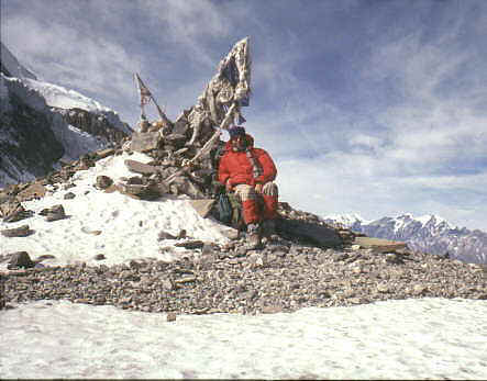 Bild: Andres de Ruiter auf dem Thorong La 