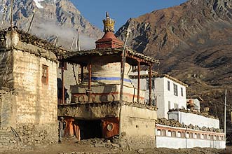 Photo Jahrkot Annapurna circuit  Nepal