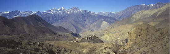 Photo Jahrkot Annapurna circuit  Nepal