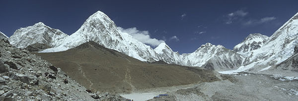 Panorama Gorakshep Pumorie Kala PatarP 0600